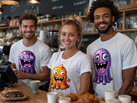 Персонал магазинів та кафе